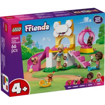 Rakennuslelu LEGO Friends pentujen leikkipaikka sarja 42665, 66 osaa, 2 minihahmoa, ikä 4+