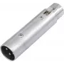 XLR-sovitin Omnitronic 3-napainen pistoke 5-napaiseen liittimeen, malli 30226575