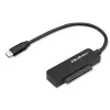 QOLTEC SATA-sovitin 52269 2,5 tuuman asemalle USB-C, tukee jopa 2 TB