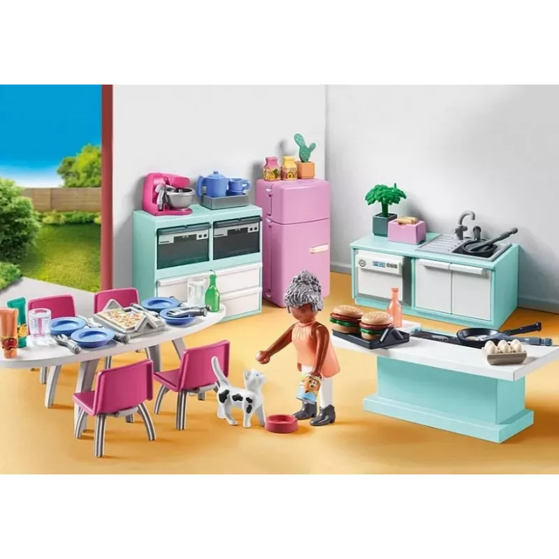 Keittiö Playmobil My Life Kitchen 71608 monivärinen muovi 4-10 vuotta