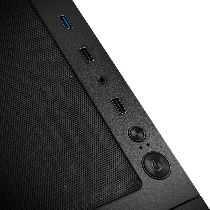 Kolink Observatory HF Mesh Core Midi-Tower - musta