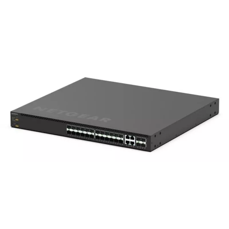 NETGEAR MSM4328F hallittava L3 10G Ethernet (100/1000/10000) 1U musta