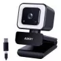 Aukey PC-LM6 Stream Series rengasvalolla Full HD -verkkokamera 1/3-CMOS-kennolla musta