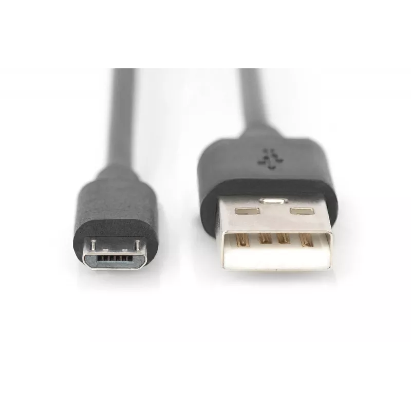 USB-liitäntäkaapeli Digitus USB 2.0 A Micro B 1 m