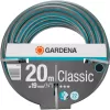 Puutarhaletku Gardena 18022-20 20 m maanpäällinen PVC harmaa oranssi