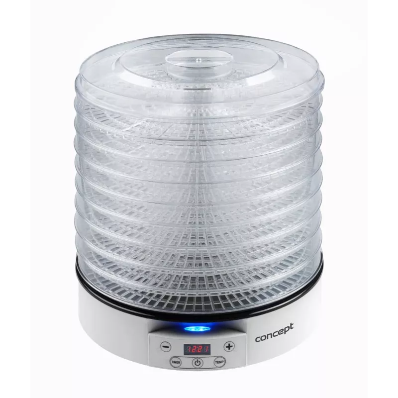 Kuivausuuni Concept Solution SO2020, 500 W, LED-näyttö, hopea, 220–240 V, 3,3 cm ritilän halkaisija