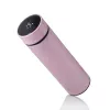 Extralink Smart Travel Mug pinkki, LED-näytöllä varustettu termospullo