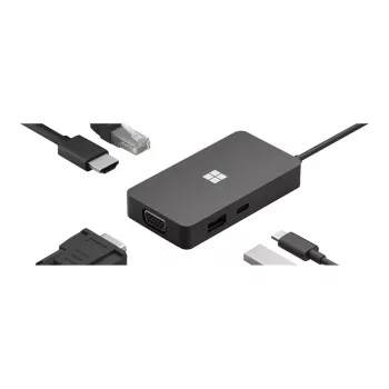 Kannettavan telakka Microsoft 1E4-00002 musta