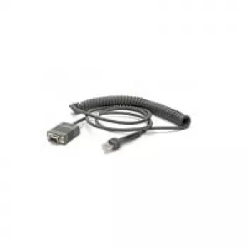 Zebra CBA-RF2-C09ZAR sarjakaapeli musta 2,8 m RS232 DB9