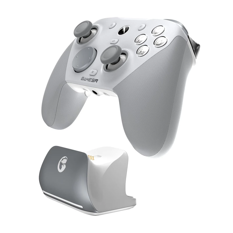 GameSir-peliohjain G7 PRO Mech White – langallinen/langaton tuki, ergonominen asettelu