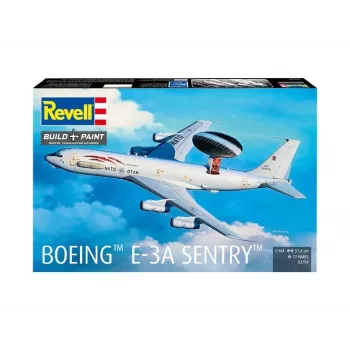 Muovimalli REVELL Boeing E-3A Sentry lentokoneen pienoismallirakennussarja mittakaavassa 1:144