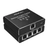 Ethernet-minikytkin QOLTEC 52293 1x4 RJ45, hallitsematon verkkohaaroitin 1-in 4-out