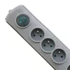 Ylijännitesuoja Qoltec 50163 harmaa 4 AC-pistorasiaa 230V 1,5m