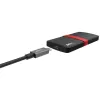 SSD Emtec 256GB USB Type-C 3.2 Gen 1 musta punainen X200