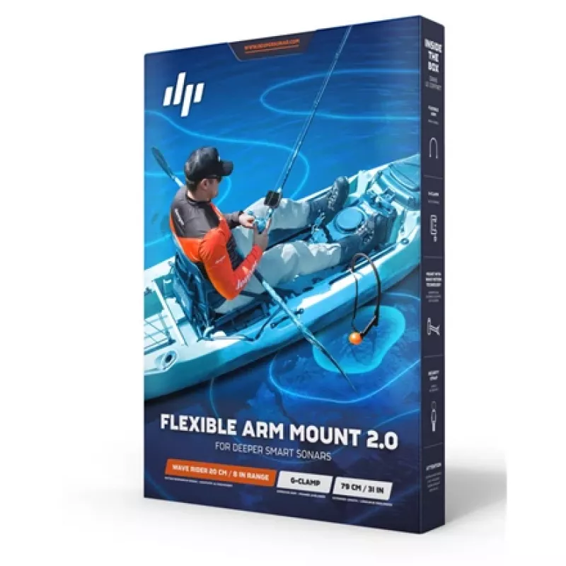 Deeper Flex Arm 2.0 Active teline tutka musta