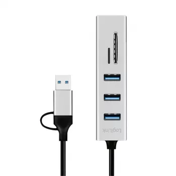 USB 3.0 -keskitin USB-A, SD/microSD-paikka, 2in1