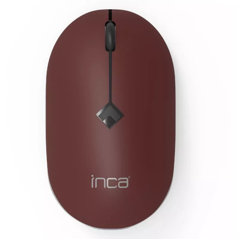 INCA hiiri IWM-231RB 1600 DPI, langaton, 4 painiketta, ruskea, 2,4 GHz