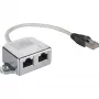 Wentronic Goobay kaapelijakaja (verkkokaksin), CAT Y-adapteri - johdotus 2 x CAT 5 Ethernet, suojattu (68908)