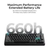 Mekaaninen näppäimistö Keychron Q1 Ultra 8K — 75% asettelu, USB + RF-langaton + Bluetooth, RGB, musta