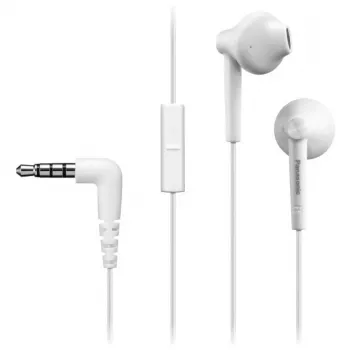 Johdollinen in-ear-headset Panasonic RP-TCM55E — 10–24000 Hz, 1,2 m kaapeli, 14 g, musta