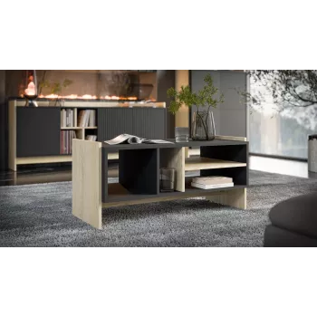 Cama PORTO penkki/pöytä 100x50x46 tammi/musta