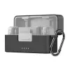 Suojakotelo Puluz DJI Mic 2 PU716B — musta, kova säilytyslaukku