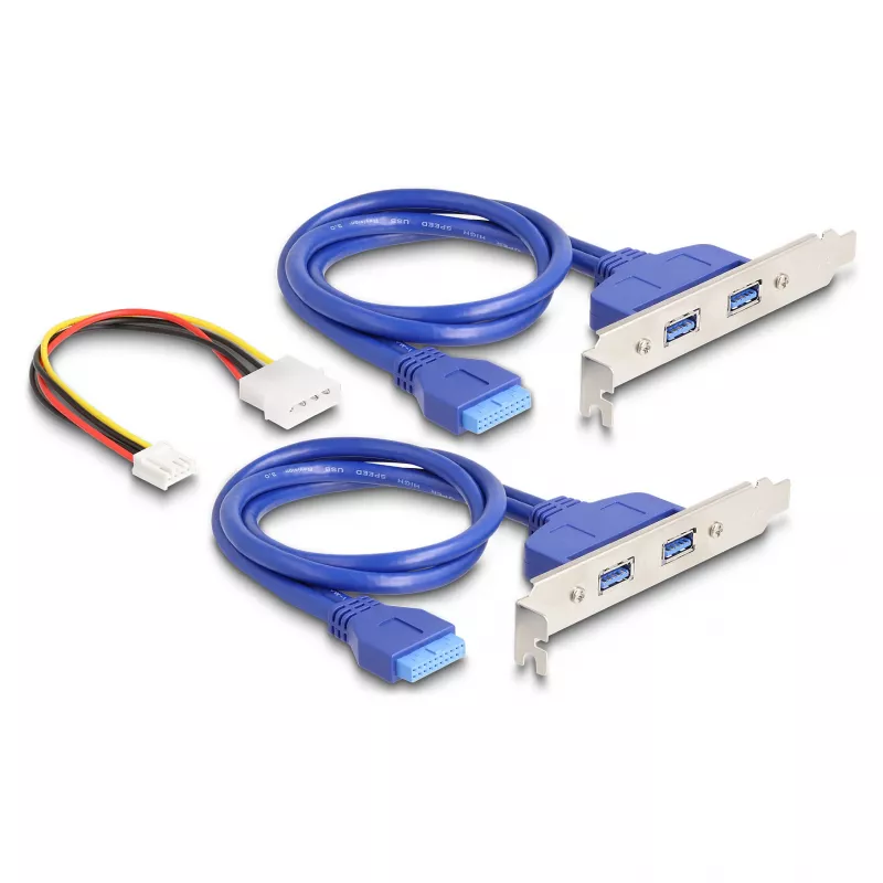 DeLOCK 61066 sisäinen USB 3.2 Gen 1 -sovitin M.2 pistoke musta