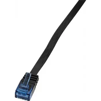 Logilink SlimLine - patch-kaapeli - RJ-45 (M) - RJ-45 (M) - 1 m - UTP - CAT 6 - musta (CF2033U)