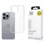 3MK Clear Case puhelinkotelo Apple iPhone 16 Pro läpinäkyvä 6.3 tuumaa