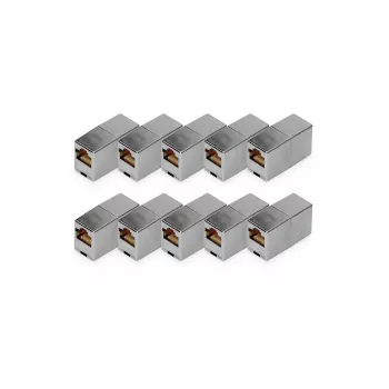 Digitus CAT 5e RJ45 modulaarinen liitin 10 kpl kullattu hopea