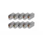 Digitus CAT 5e RJ45 modulaarinen liitin 10 kpl kullattu hopea