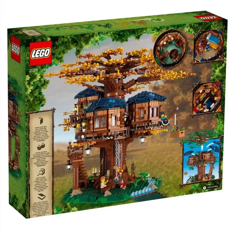 LEGO-sarja LEGO IDEAS 21318 puumaja 3-in-1-rakennus – modulaarinen puumajamalli, monirakennussarja