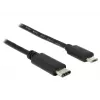 USB-kaapeli DeLOCK 0,5 m USB2.0-C Micro-USB B musta