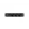 Lanberg PDU-03E-0200-BK virranjakeluyksikkö (PDU) 3 AC-lähtöä 1U musta