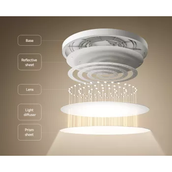 Älykäs Xiaomi kattovalaisin D30 WiFi 30W