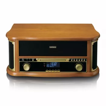 Lenco TCD-2571WD levysoitin 10W puu 1 soitin DAB FM Bluetooth