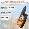 Walkie-talkie Baofeng BF-T25E oranssi, 2 kpl