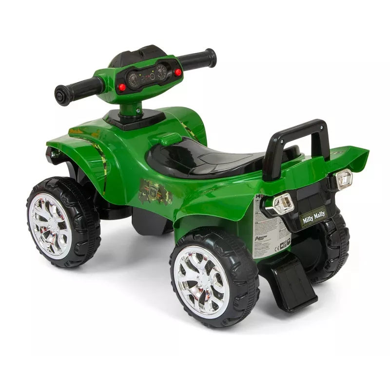 Liukumisajoneuvo milly mally Ride-on Monster Military malli 27515 pienille lapsille