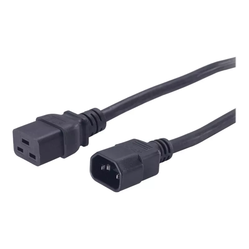 APC C19/C14 2m musta C14-liitin C19-liitin
