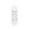 SurgePlus 8x sukopistorasia 1xUSB-A 1xUSB-C 900J 2 m