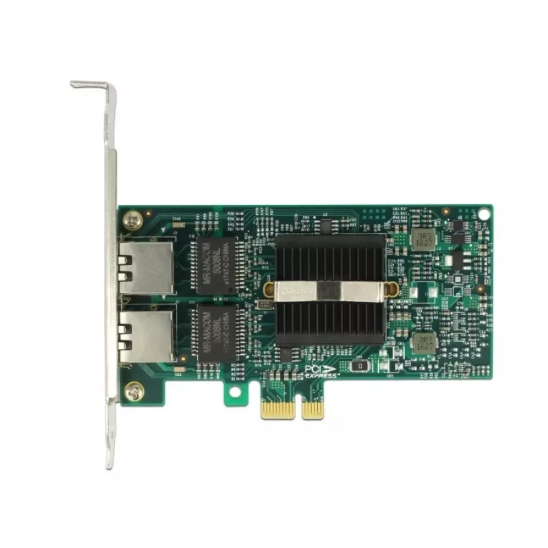 Delock PCIe-kortti 2x Gigabit LAN -verkkosovitin