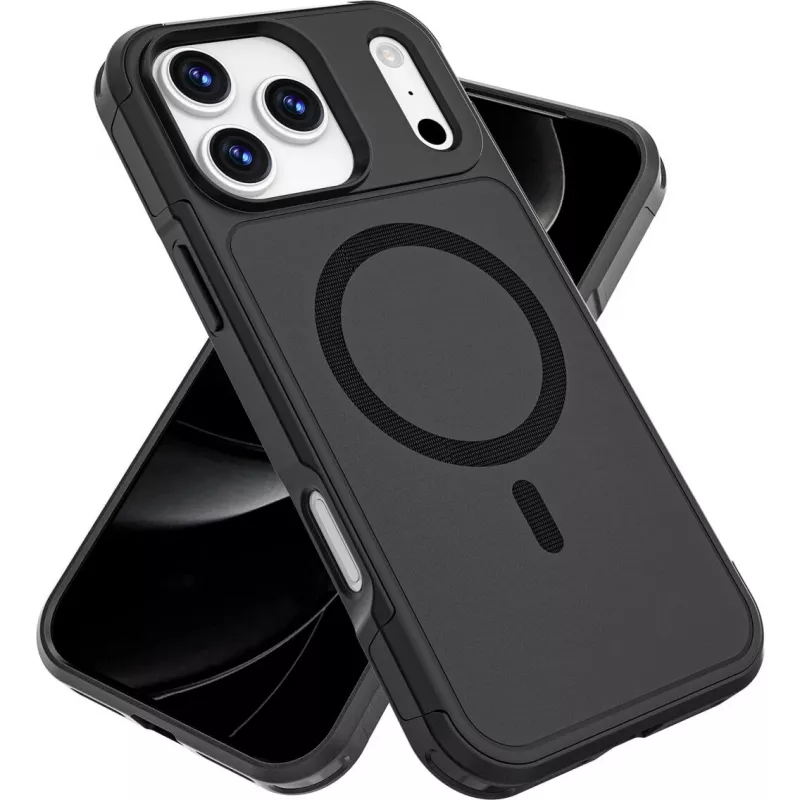 Suojakotelo 4smarts Defend iPhone 17 Pro Max musta 17,5 cm