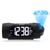 Blaupunkt CRP9BK kelloradio, FM PLL, projektori, 2 herätystä, USB-lataus, sisälämpötila, musta