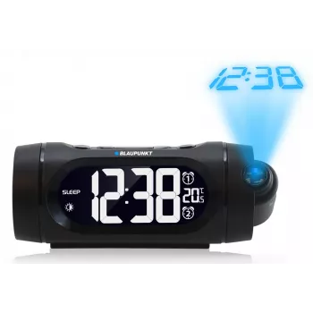 Kelloradio Blaupunkt CRP9BK, FM PLL, projektori, USB-lataustoiminto, sisälämpötila (CRP9BK)