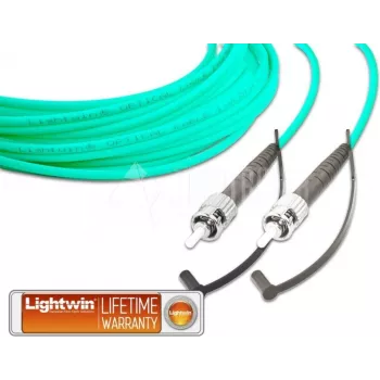 Lightwin korkealaatuinen Simplex LWL-patchkaapeli, MM OM3, ST - ST LWL-patchkaapeli (LSP-50 ST-ST 2.0 OM3)