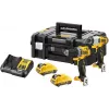 DeWALT DCK2110L2T-QW akkuporakone/iskuporakone musta, keltainen