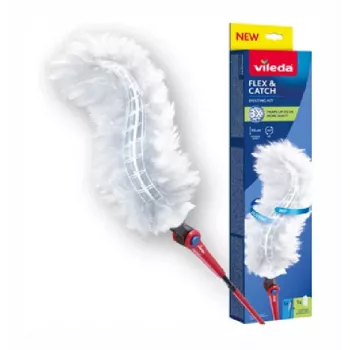 Vileda kihveli pitkällä varrella + 1 Flex&Catch-täyttöpakkaus