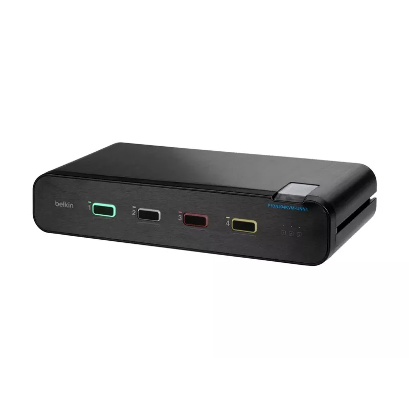 Belkin F1DN204KVM-UNN4 Universal Secure Dual-Head 4P pöytäkoneen KVM-kytkin