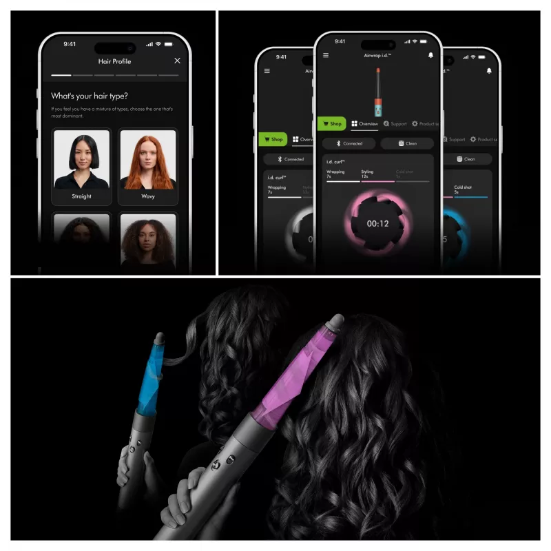 Dyson Airwrap i.d. monityylittelylaite warm pink, rose gold 1300 W 2,675 m