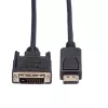 DisplayPort-DVI-D-kaapeli VALUE 11995608 1,5 m